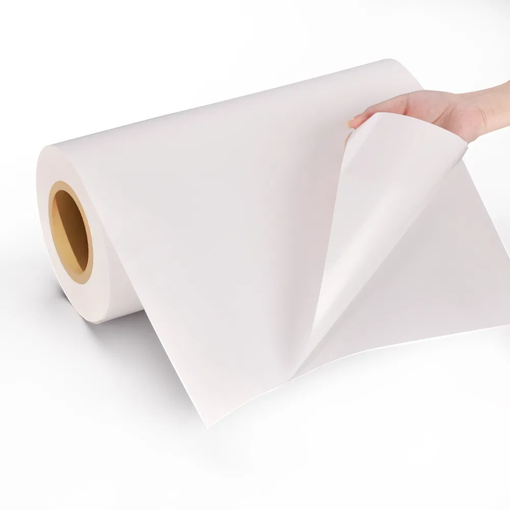 Manufacture UV inkjet glossy BOPP rollo jumbo roll sticker self adhesive paper