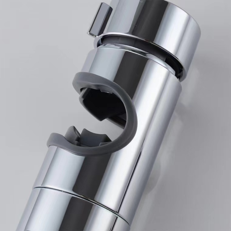 Premium Chrome Shower Head Holder for Adjustable Versatility