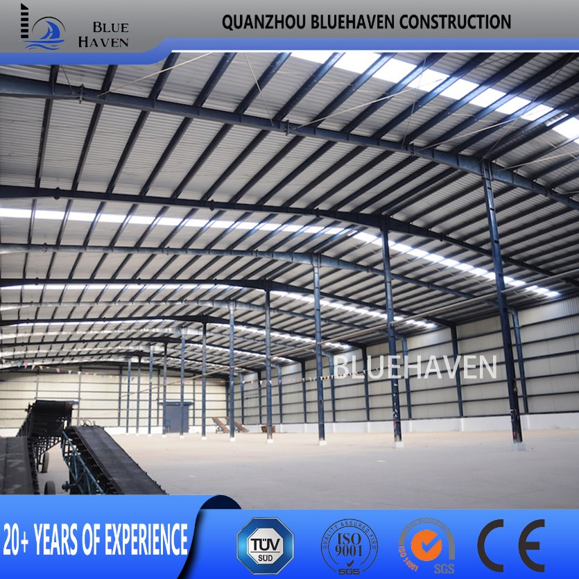 Galvanized Workshop Pre Engineered Logistics Steel Structure Warehouse Buildings Frame with Crane