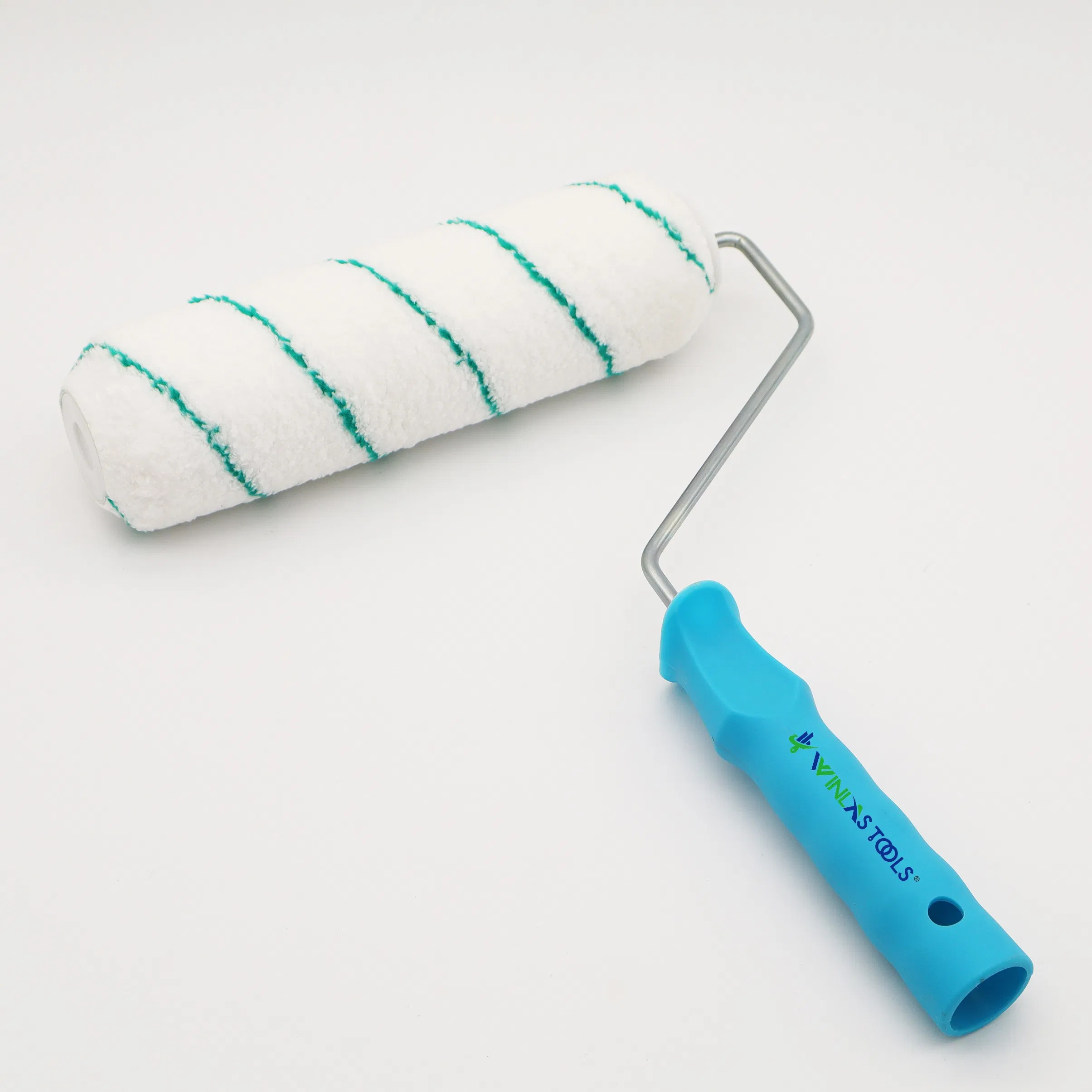 Customized Size Stable Professional Decorative Paint Rollers Brush with Plastic Handle