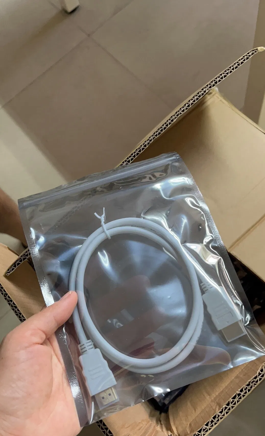 White Color 4K@60Hz 2.0 HDMI Cable High Speed Gold Plated for TV Monitor PS Projector HDMI Cord to HDMI Kabel Video Cable