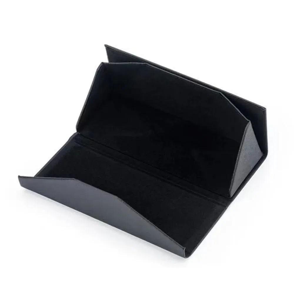 Portable Crosshatch Pattern Business Magnetic Eyeglasses Accessories Glasses Case Sunglasses Box