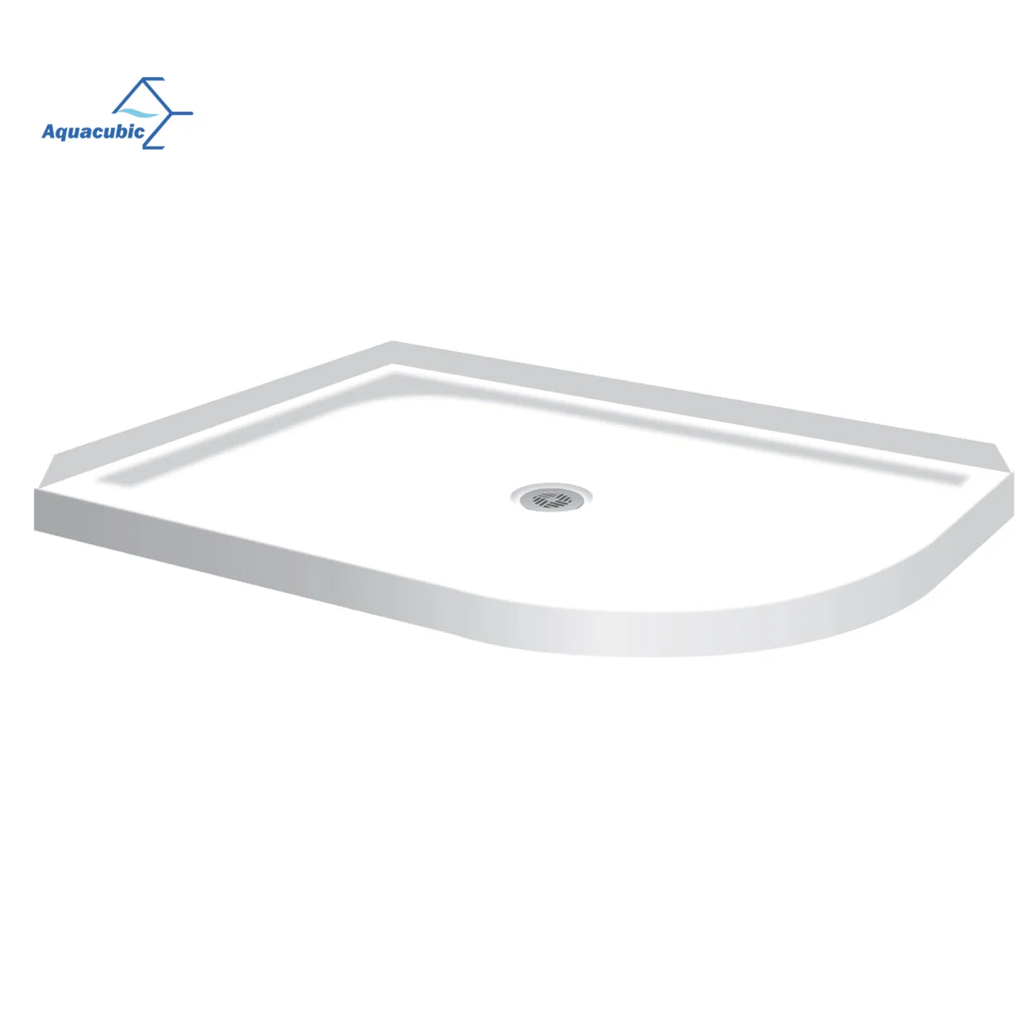 New ACR-Shape ABS Bathroom Shower Tray Bathroom Corner Shower Base