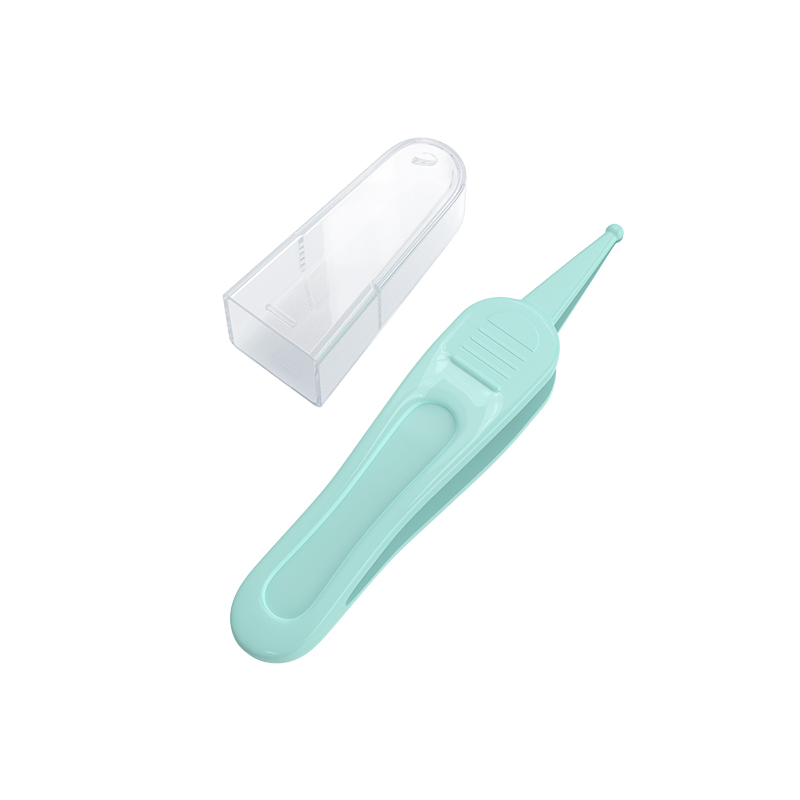 Infant Ear Nasal Oral Cleaner Baby ABS Cleaning Tweezers with Plastic Round-Head