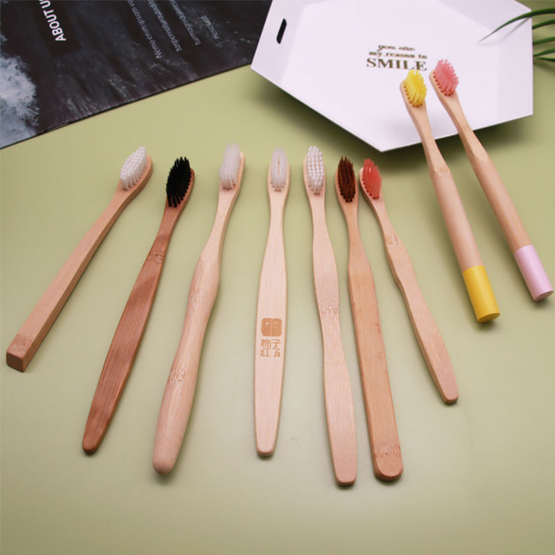 100% Biodegradable Zero Plastic Eco-Friendly Bamboo Toothbrush for Hotels