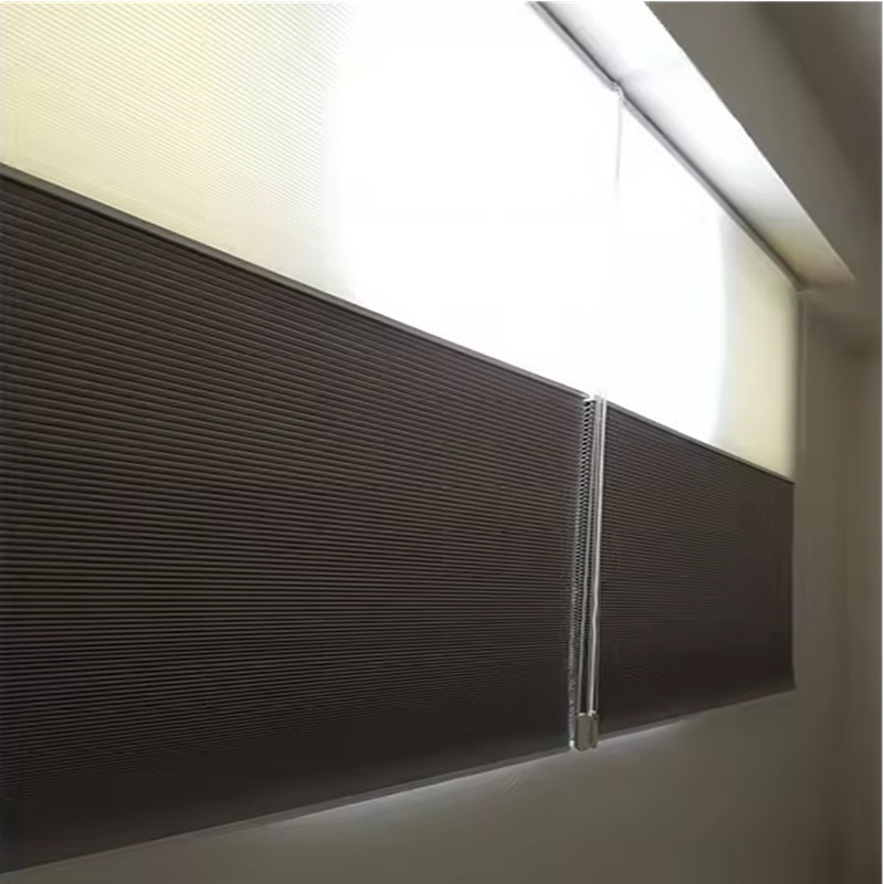 Motorized Top Bottom up Honeycomb Blinds, Cordless Cellular Blinds
