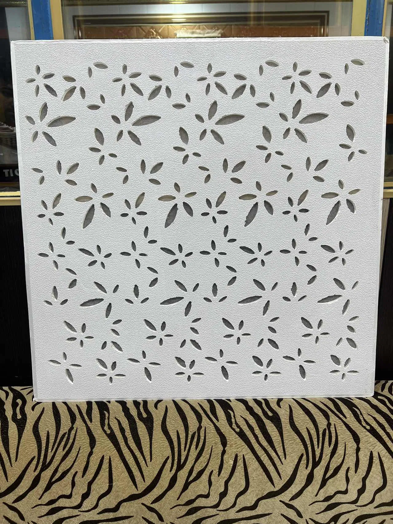 Design for Home Suspended Wooden Perforated PVC Gypsum False Ceiling Board Price