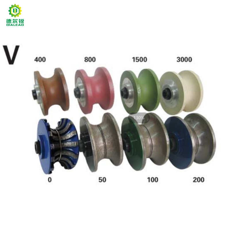 Dialead Sandstone and Limestone Edge Grinding and Polishing Router Bit for Profiling -Stone Profiling Abrasive Wheel
