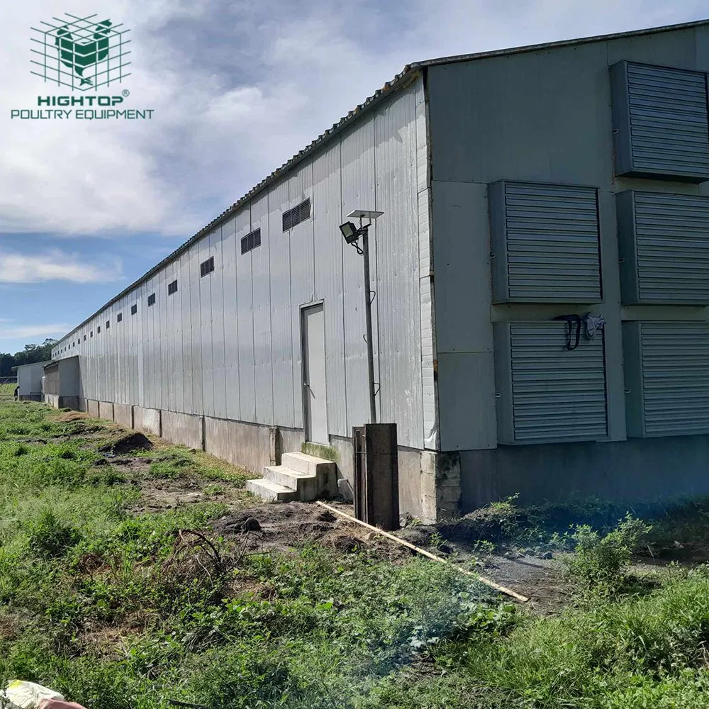 Lightweight Steel Structure Prefabricated Warehouse Building Chicken Coop House Poultry Shed With Pu Panel Wall And Roof