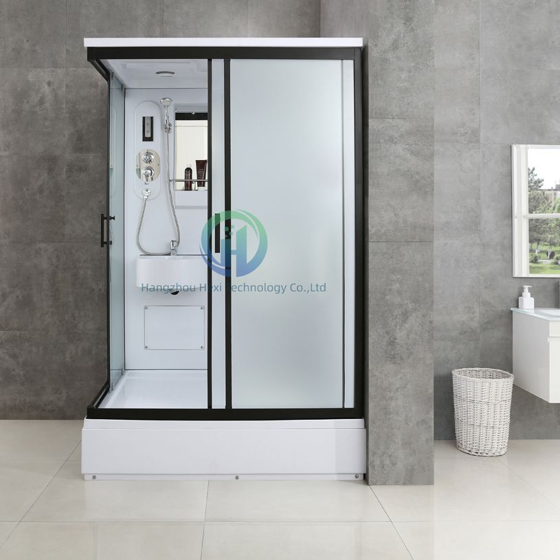 Compact Prefab Bathroom with Integrated Toilet and Shower