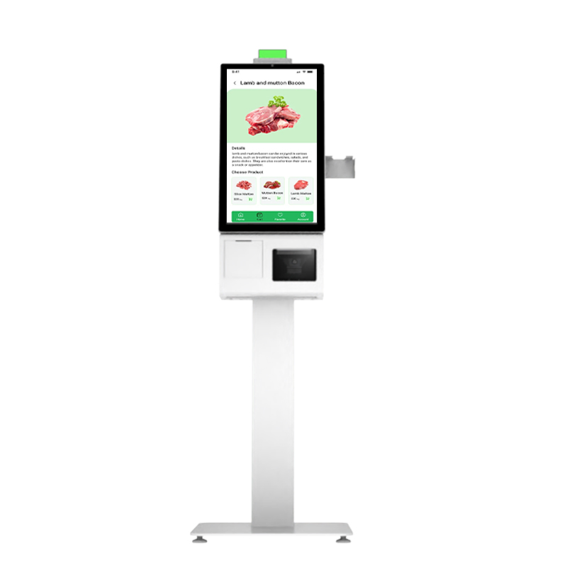 Suntek 27-Inch Coffee Ordering Machine Free Sdk Self Service Payment Kiosk in Supermarket Restaurant