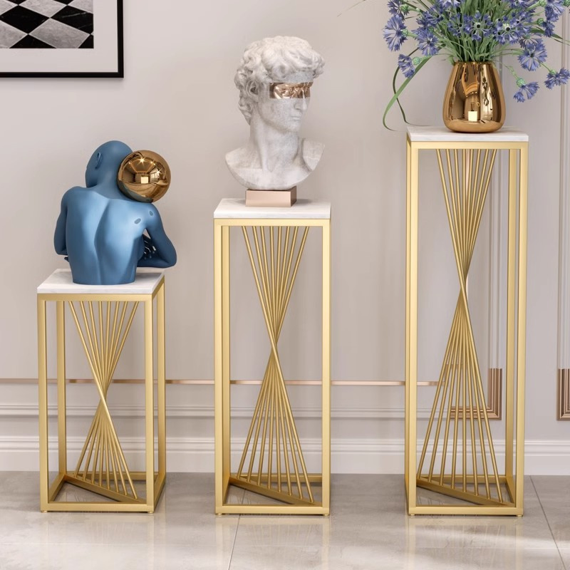 Good Quality Simple Iron Flower Stand Living Room Balcony Goods Rack Household Items