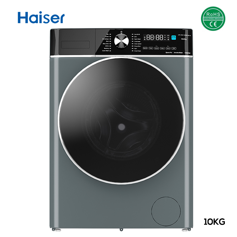 10kg Inverter Motor White Front Loading Washing Machine