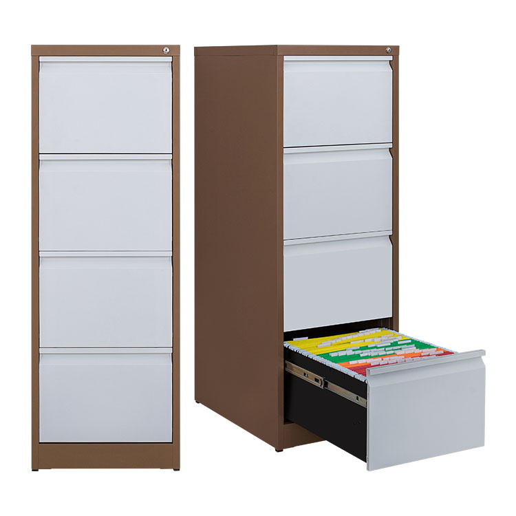 Шкаф офисный металлический для документов 4 ящика