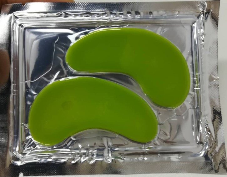 Avocado Glitter Korea Hot Sell for Dark Circles Hydrogel Jelly Mask Purple Eyes