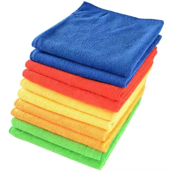 Hot Selling Microfiber Cleaning Cloth Microfiber Warp Knitted Towel Microfiber Clean Cloth Kitchen Clean Towel 300GSM Wash Car