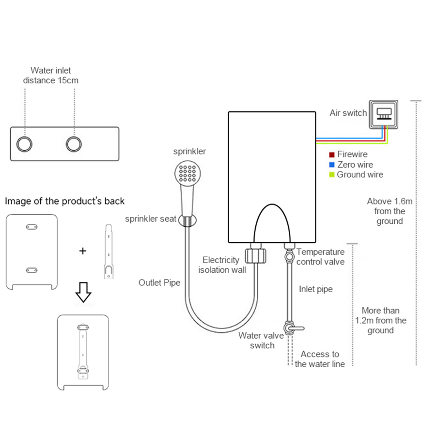 Energy-Saving Water Heater with Home Instant Heating Capabilities