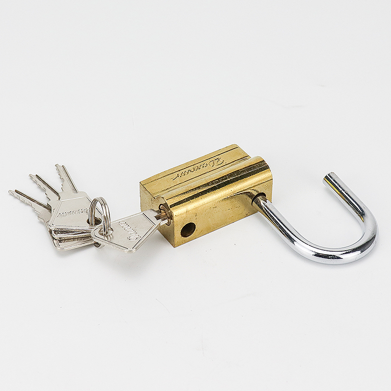 High Quality Heavy Duty Brass Padlock Waterproof Durable Padlock with 3 Keys