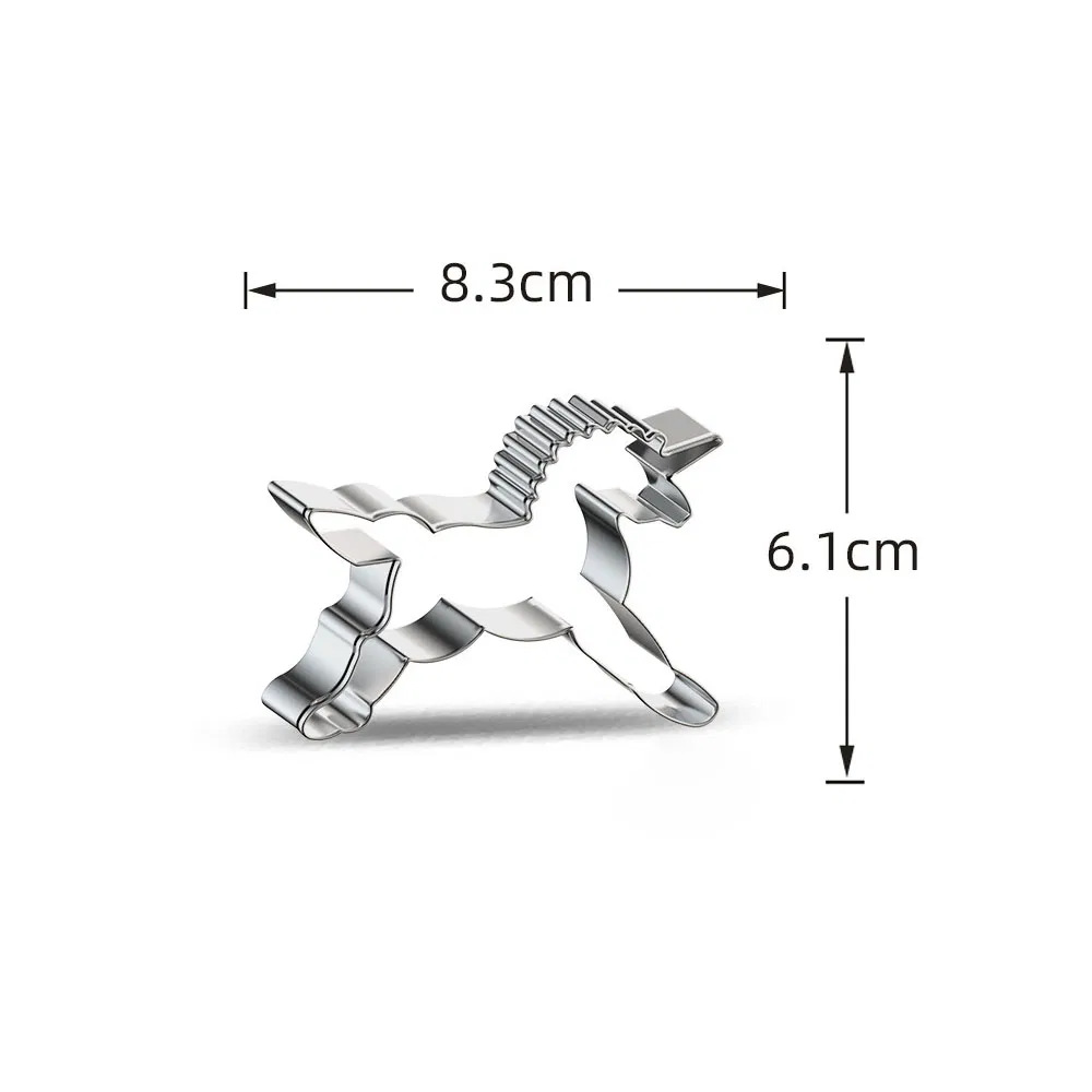 Формочка для печенья единорог из нержавеющей стали