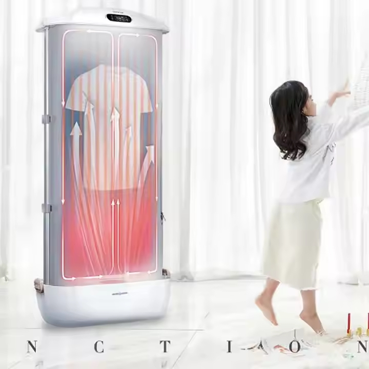 Portable Electric Wardrobe Dryer with Remote Control and Quick Heat