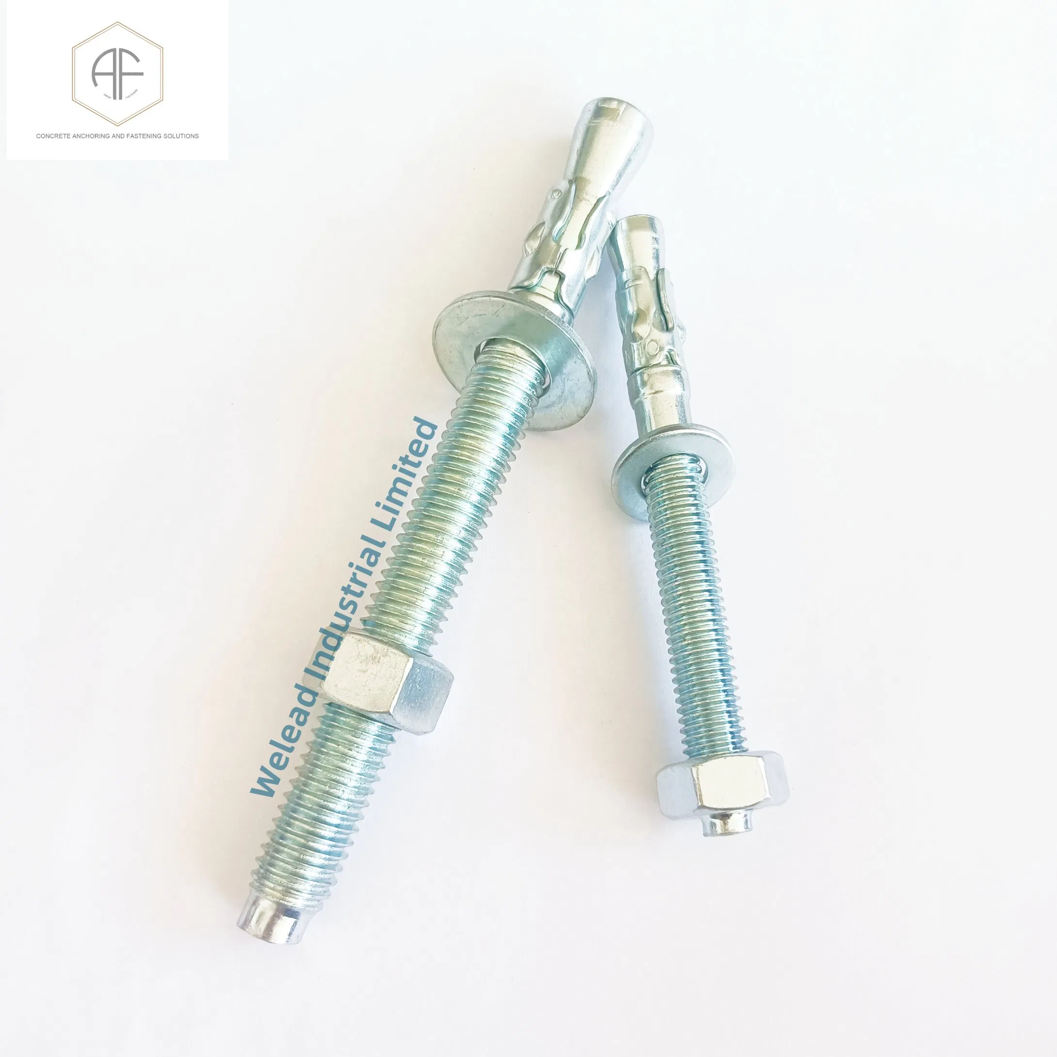 Анкерный болт M10x100 клиновой для бетона, оцинкованный