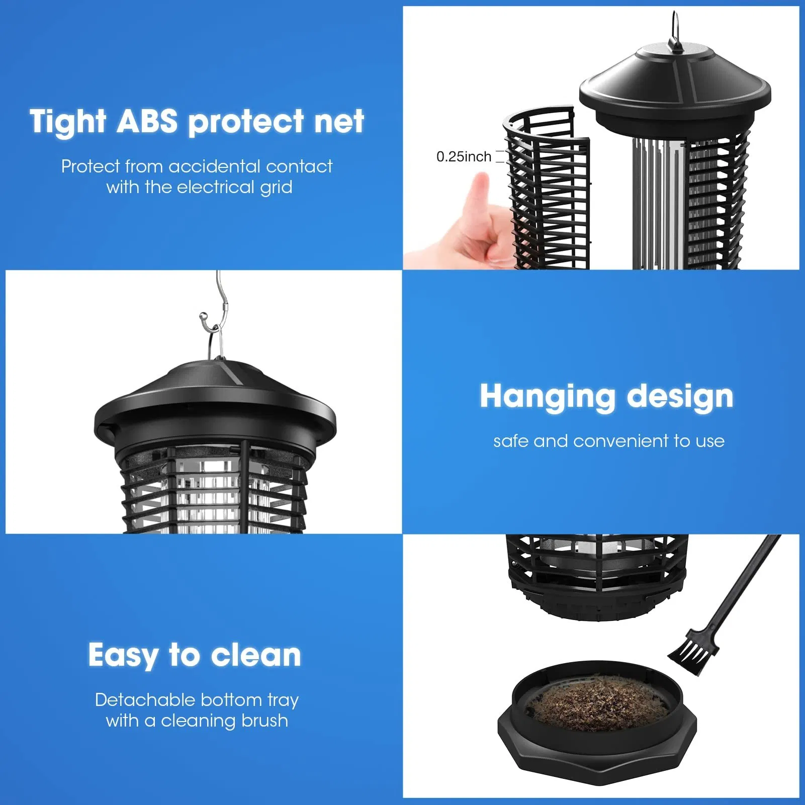 Powerful Bug Zapper for Outdoor and Indoor Use - 4200V