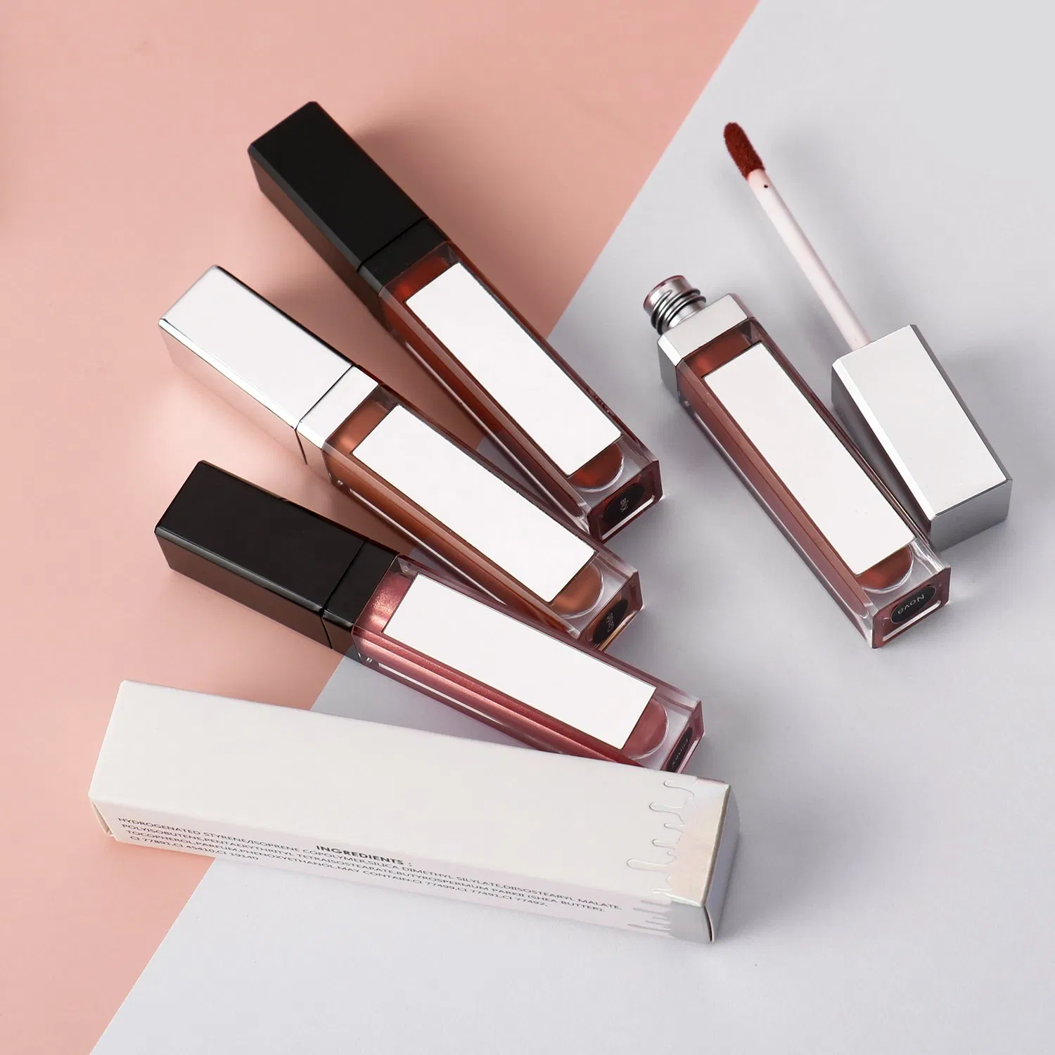 Fast Shipping Custom Logo Vegan Boxes Packaging Long-Lasting Makeup