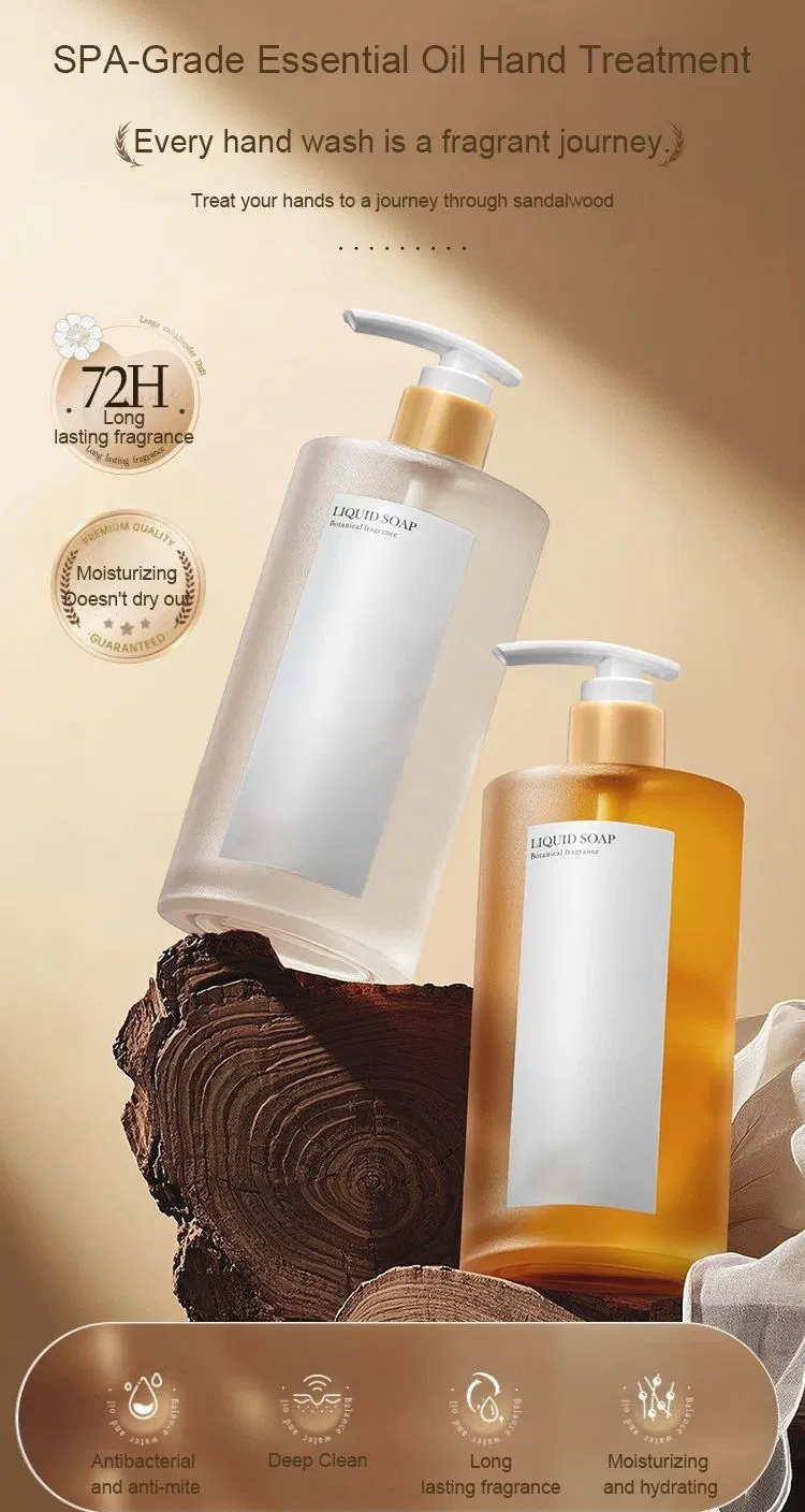 Private Label Home Use Hand Soap Sanitizer Essential Oil Hand Washing Liquid