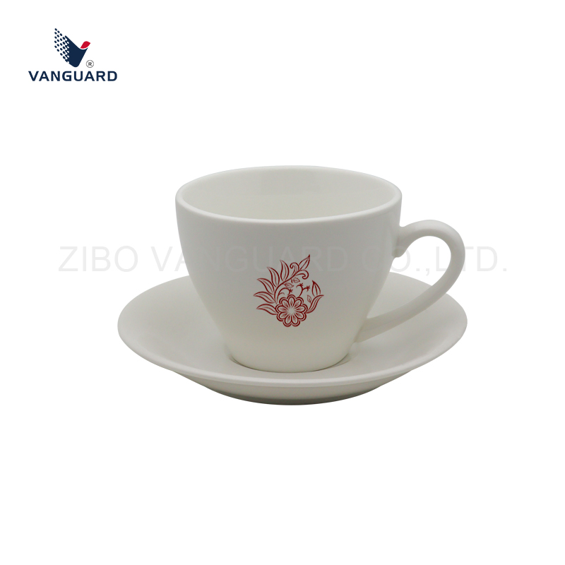 Набор чашек с блюдцами «Цветочный дизайн»