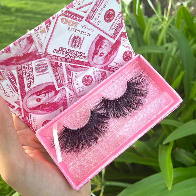 Hot Sale Private Label False Lashes 25mm 3D Mink Eyelashes