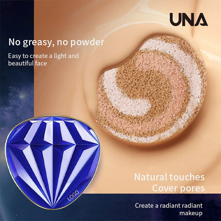 Private Label Makeup Full Coverage Long Lasting Waterproof Moisturizing Light Silky Air Cushion Foundation Bb Cream for Female