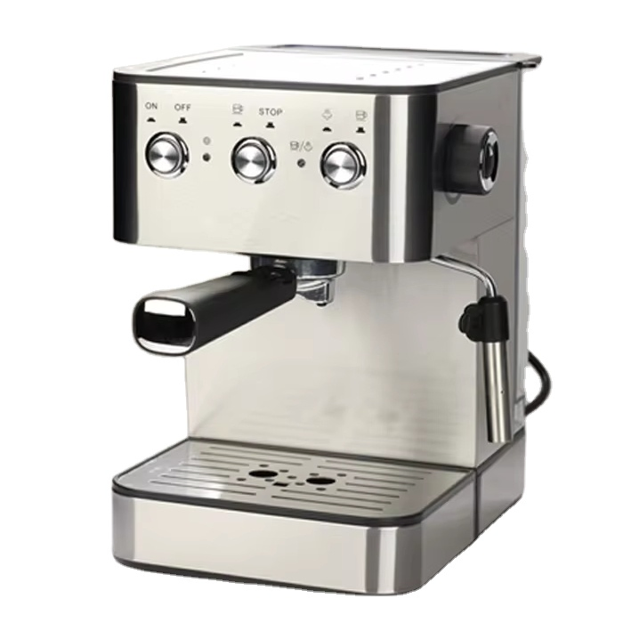Stainless Steel 15 Bar Espresso Coffee Maker for Cappuccino and Latte