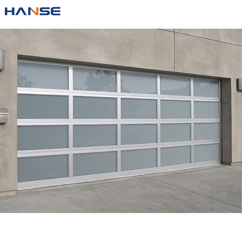 Modern Designs White Frame Garage Doors Custom Size Villa Apartment Roller Shutters Garage Door