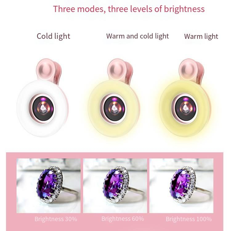 Fosoto Wholesale Macro HD Photography Fill Light for Beauty Eyelash Extension Take Photo Super Macro Camera Lenses 15X Macro Lens