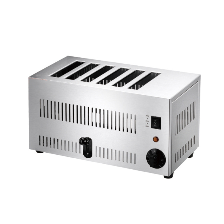 2 Slicer CE Stainless Steel Commercial Toaster
