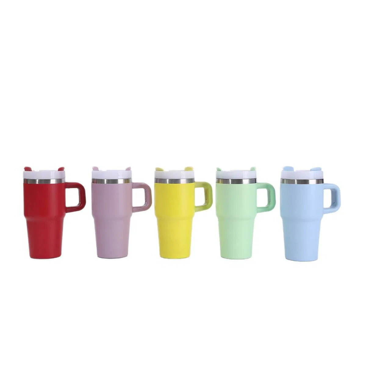 Термокружка вакуумная 14oz/20oz с ручкой, нержавеющая сталь 304