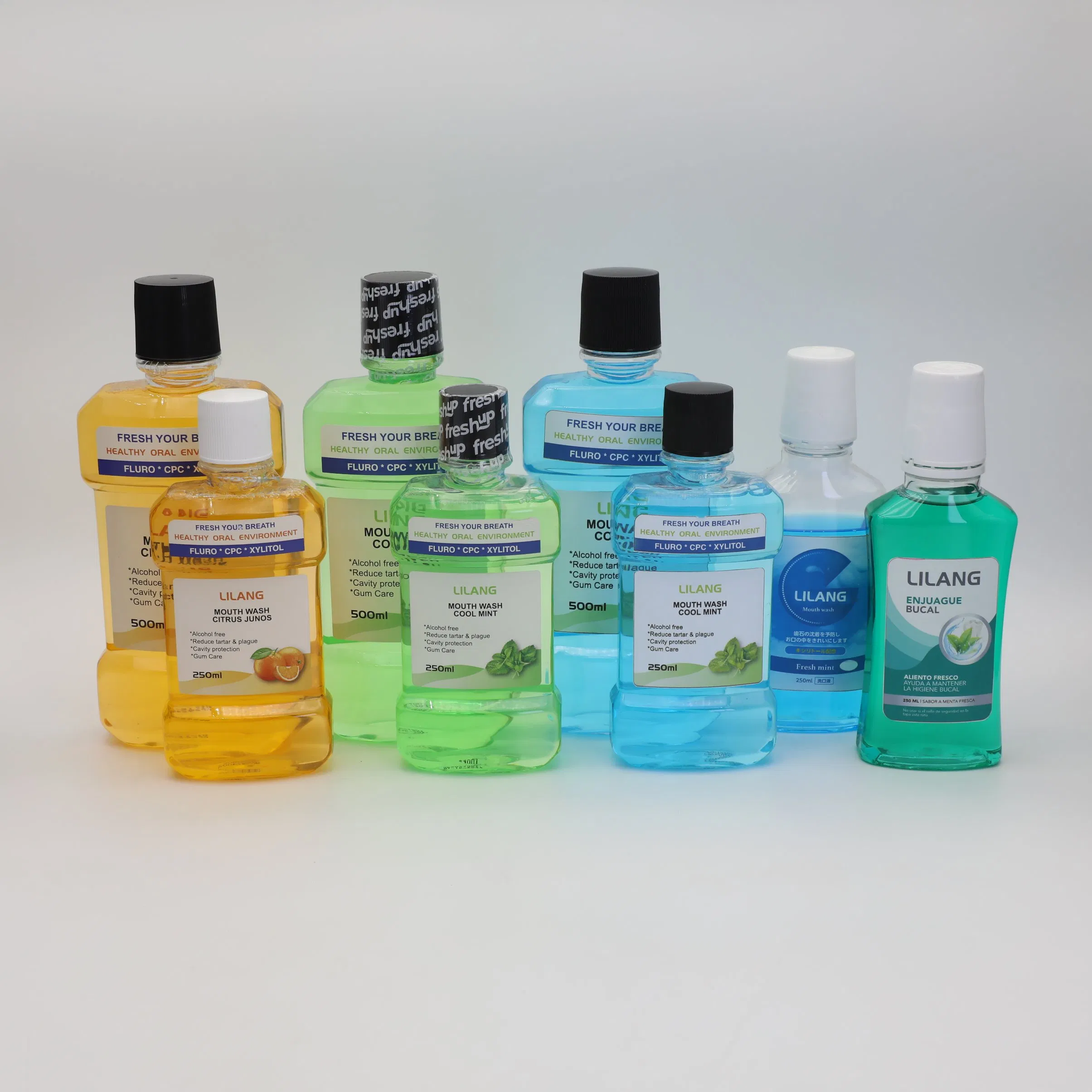 Mouthwash Breath Freshening Mouthwash with Zinc Ion Technology to Neutralize Odors