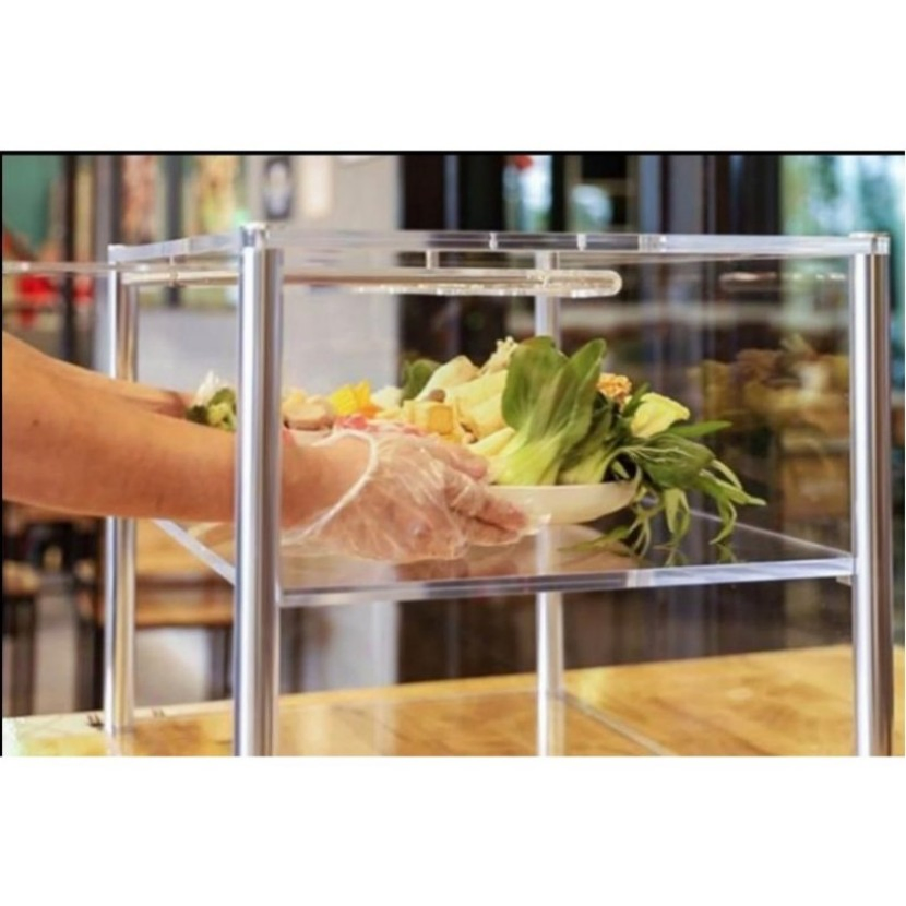 Lightweight Easy Handle Strong Stability Smooth Edges Acrylic Display Rack