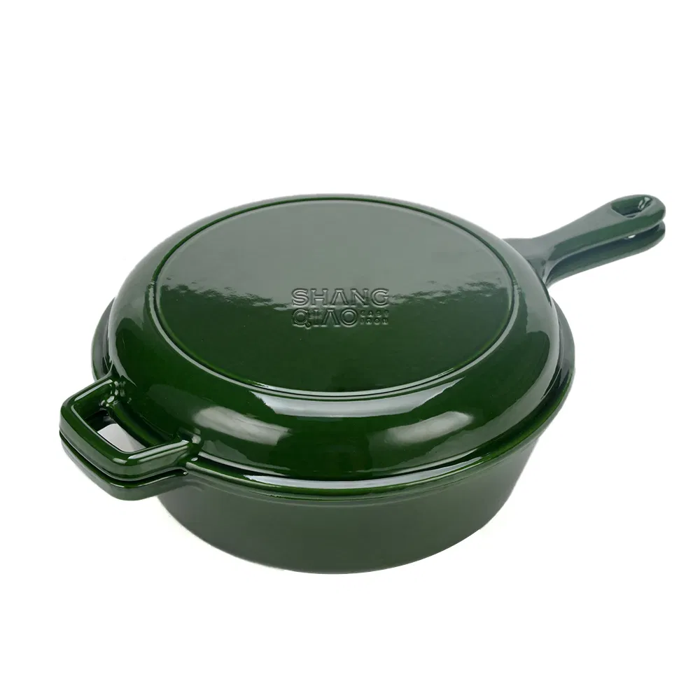 Эмалированная чугунная хлебопечка с крышкой