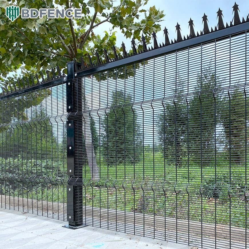 High Strength Anti-Climb Mesh Fence for Substation Security