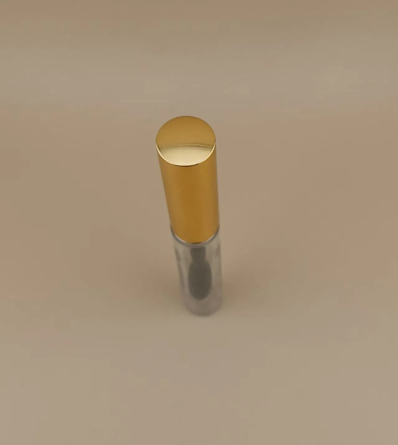 Bottled Eye Lash Brush with Golden Screw Lid for Women