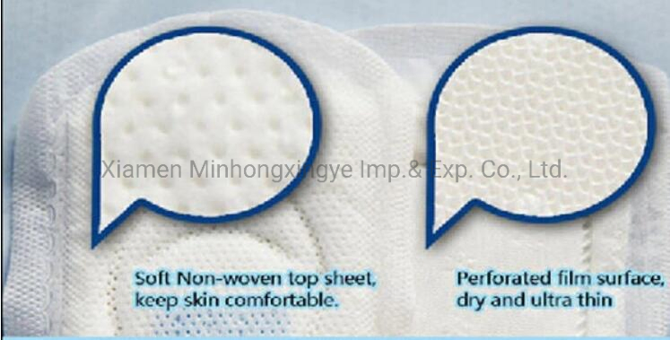 Free Samples High Quality Super Soft Negative Ion Anion Cotton Sanitary Napkin Pads
