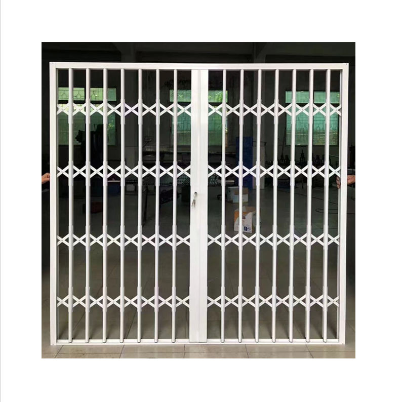 High-Grade Aluminum Anti-Theft Security Folding Grille Windows and Doors Modern Sliding Design Burglar Proof for Hotels Accordion Door
