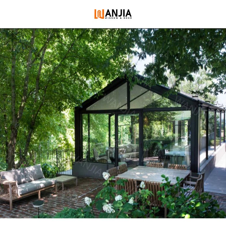 Versatile Aluminum Garden Solarium with Insulated Glass Design
