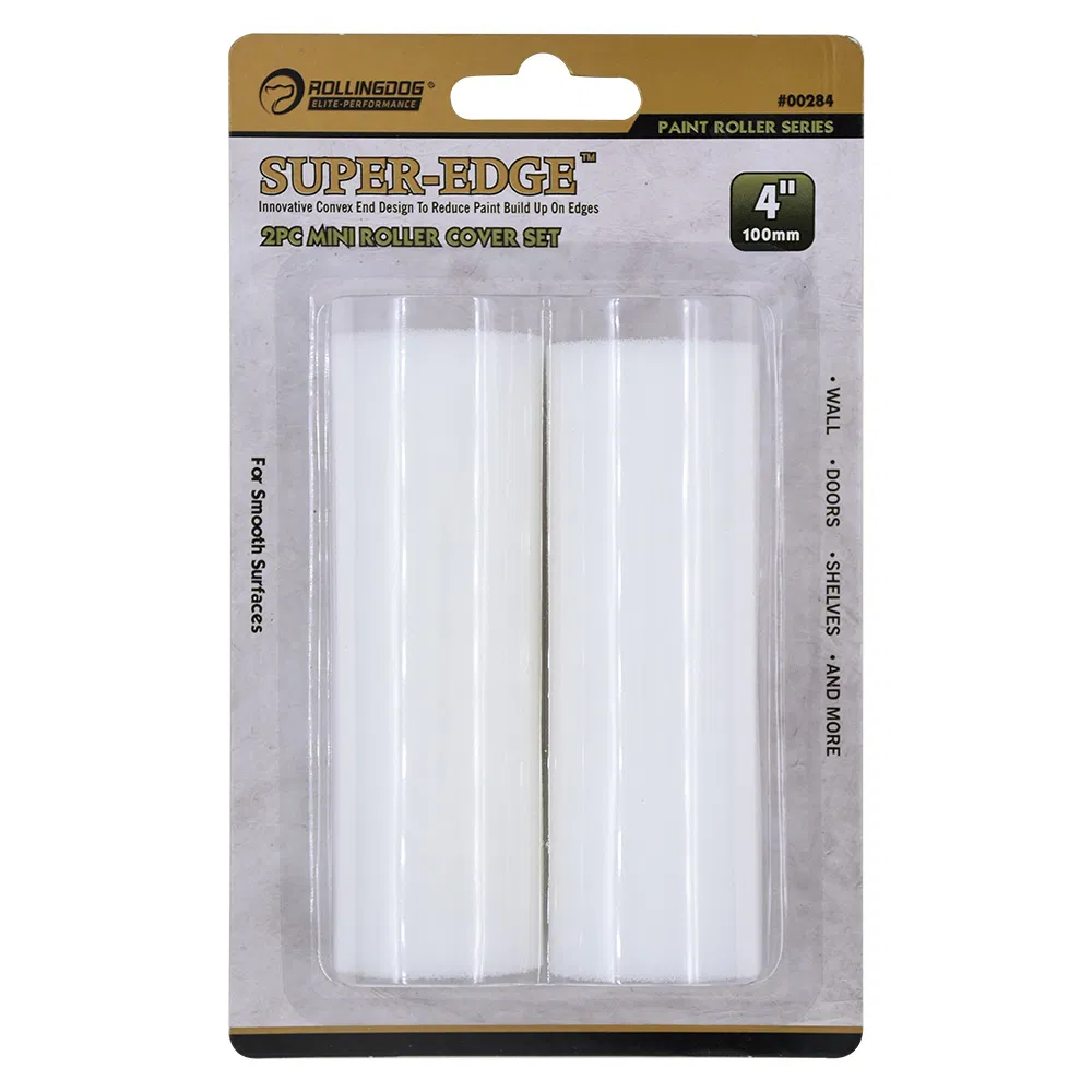 Набор мини-валиков Rollingdog Super-Edge™ 2 шт, 4 дюйма