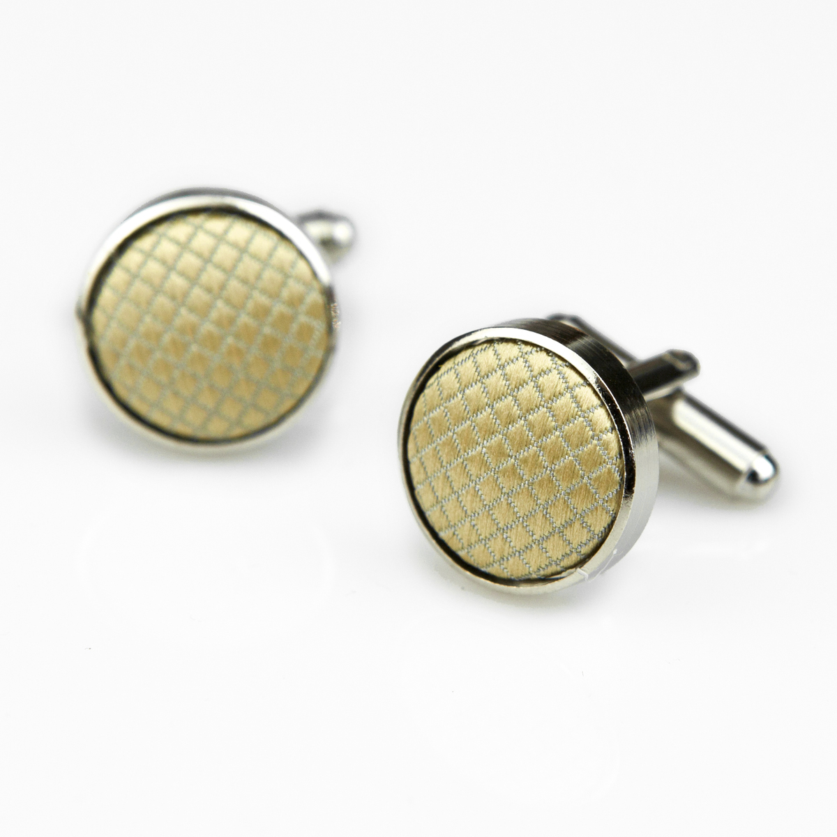 Запонки мужские тканевые декоративные