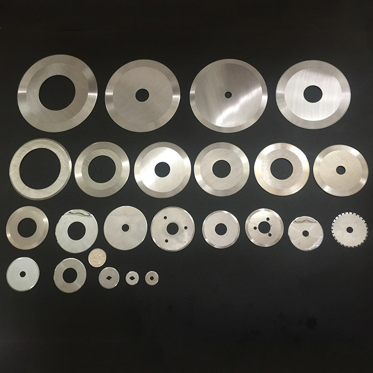 High Speed Industrial Round Disc Blades for Cutting Cloth Fabric Film