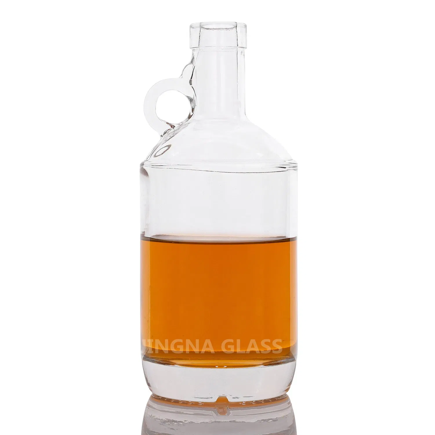 750ml Glass Bottles for Alcoholic Beverages Custom Wine Transparent Liquor Bottle