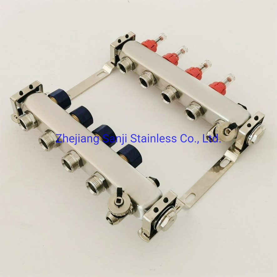 Multi Functional Integrated High-Efficiency Floor Heating Manifold with Pump and Mixing Unit