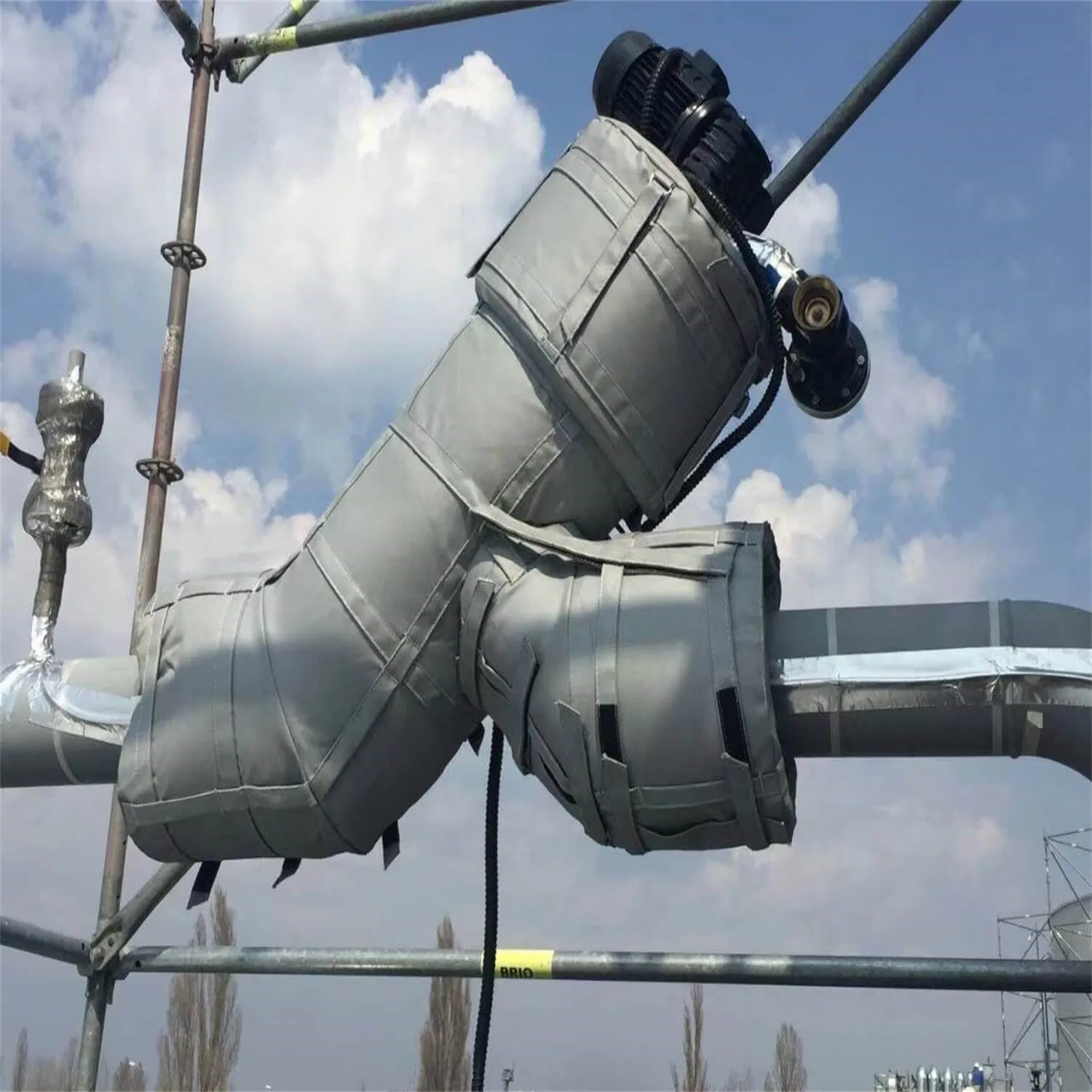 430GSM Fiberglass Coated with Silicone on One Side for Pipes